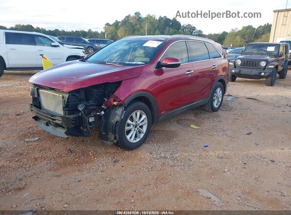 5XYPGDA37LG672825 2020 KIA SORENTO Maroon Przód lewy