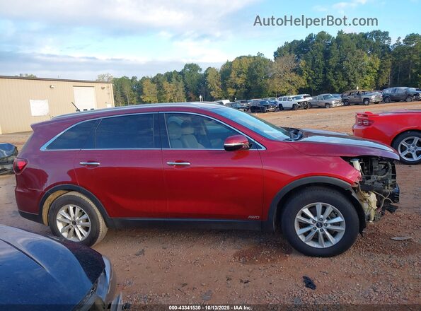 5XYPGDA37LG672825 2020 KIA SORENTO Maroon Widok wnętrza z tyłu