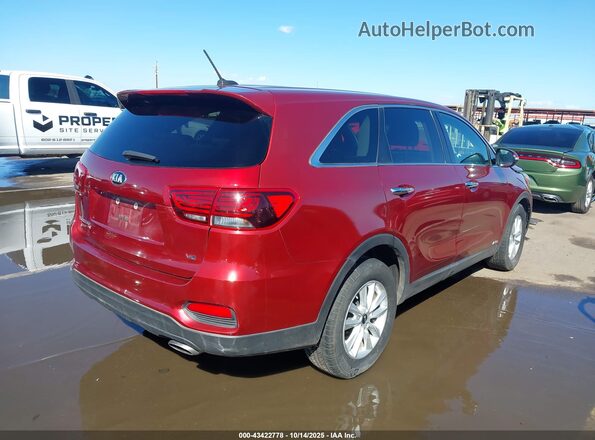 5XYPGDA54LG629657 2020 KIA SORENTO Red Rear right