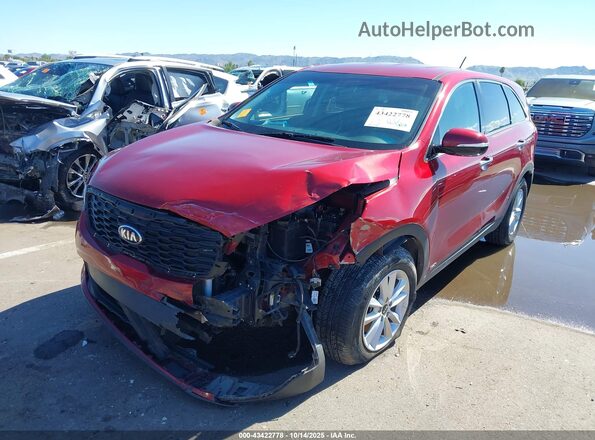 5XYPGDA54LG629657 2020 KIA SORENTO Red Front view