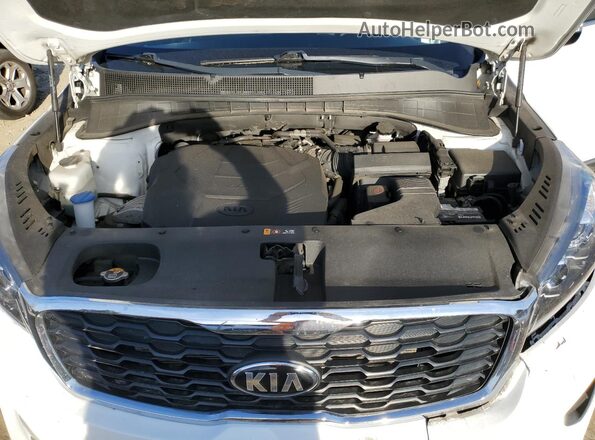 5XYPGDA54LG668488 2020 KIA SORENTO White Engine compartment view
