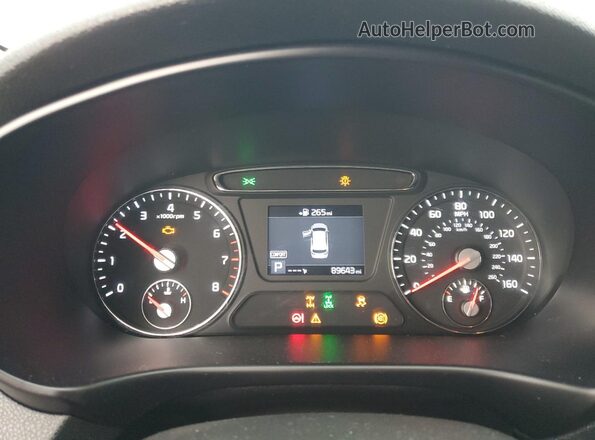 5XYPGDA56LG683560 2020 KIA SORENTO Белый Вид щитка приборов