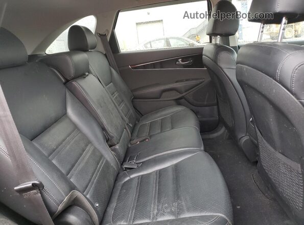 5XYPHDA50LG703332 2020 KIA SORENTO Gray Rear seats view
