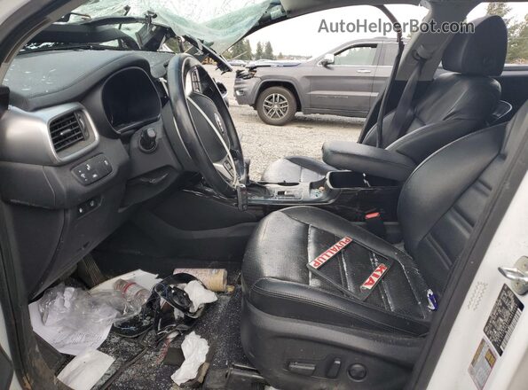 5XYPHDA55LG657223 2020 KIA SORENTO White წინა სალონის ხედი