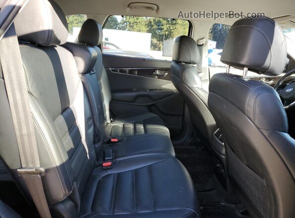 5XYPHDA59HG204973 2017 KIA SORENTO Угольный Вид задней части салона