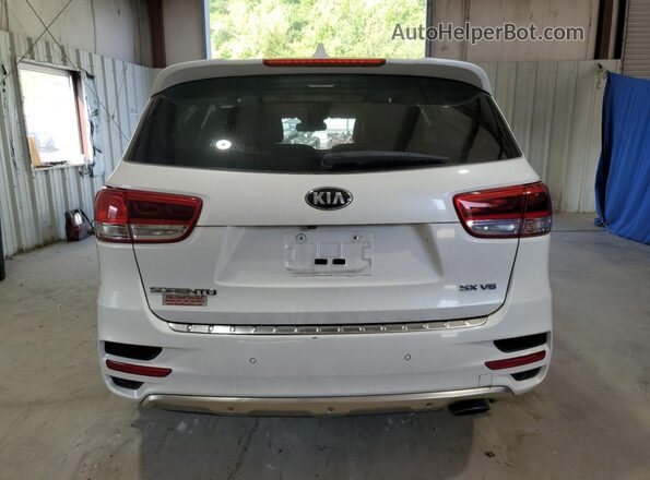 5XYPK4A5XGG015524 2016 KIA SORENTO White Widok z tyłu