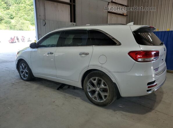 5XYPK4A5XGG015524 2016 KIA SORENTO White Tył lewy