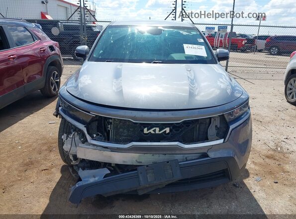 5XYRG4LC1NG080961 2022 KIA SORENTO Gray წინა ხედი