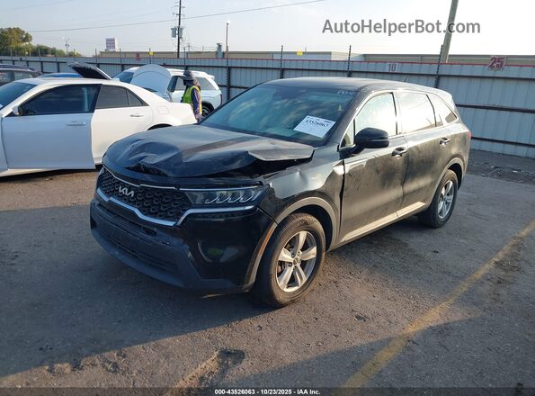 5XYRG4LC2NG106824 2022 KIA SORENTO Черный Передняя левая четверть