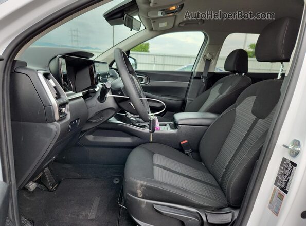 5XYRGDLC6NG098386 2022 KIA SORENTO White წინა სალონის ხედი