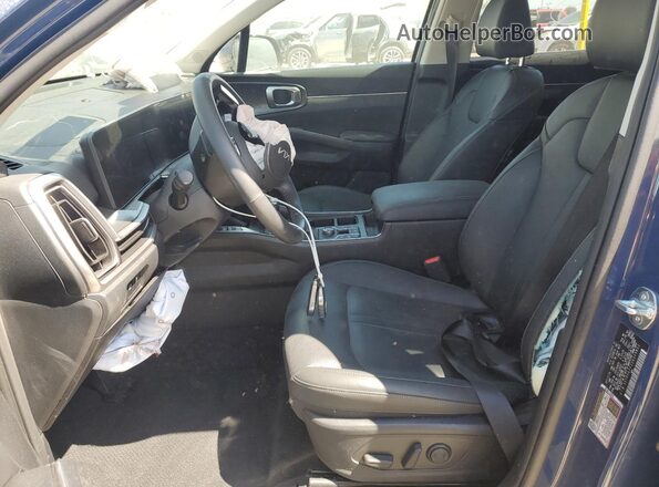 5XYRH4JF2SG339852 2025 KIA SORENTO Blue Widok wnętrza z przodu