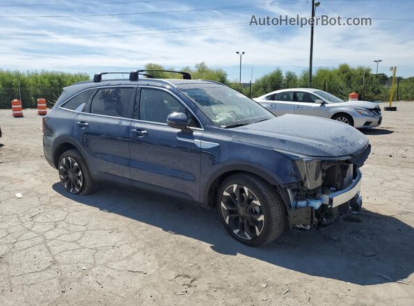 5XYRH4JF2SG339852 2025 KIA SORENTO Blue Przód prawy