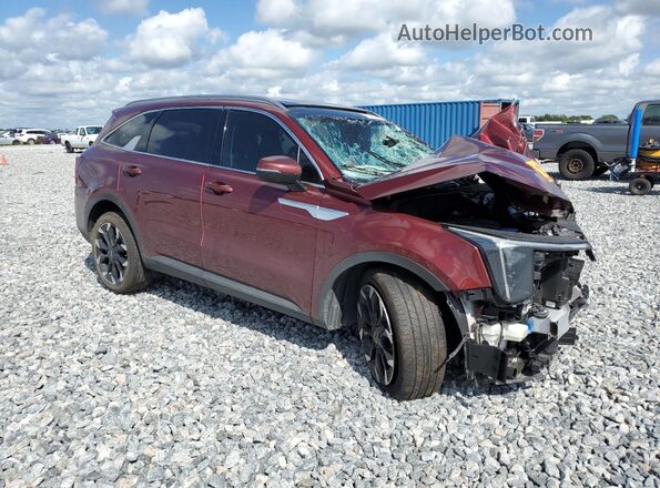 5XYRH4JF4RG258247 2024 KIA SORENTO Burgundy 