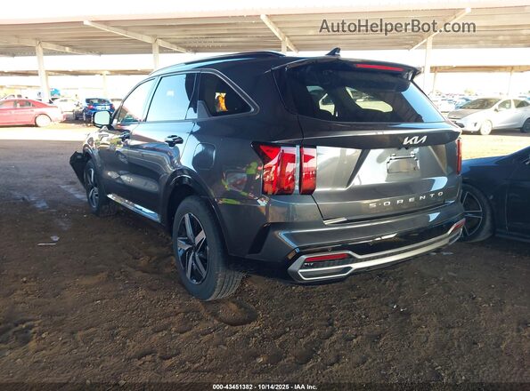 5XYRH4LF8NG141245 2022 KIA SORENTO Gray უკანა მარცხენა