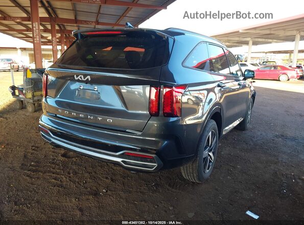 5XYRH4LF8NG141245 2022 KIA SORENTO Gray უკანა მარჯვენა