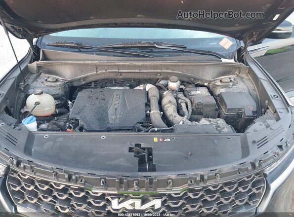 5XYRHDLF2NG137157 2022 KIA SORENTO Черный Вид сзади