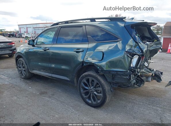 5XYRHDLF7NG151653 2022 KIA SORENTO Green 
