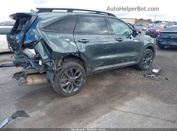 5XYRHDLF7NG151653 2022 KIA SORENTO Green Trasero derecho