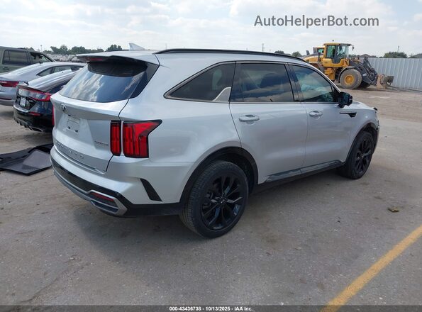 5XYRK4LF1MG044467 2021 KIA SORENTO Silver Հետևի աջ