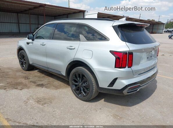 5XYRK4LF1MG044467 2021 KIA SORENTO Silver Հետևի ձախ