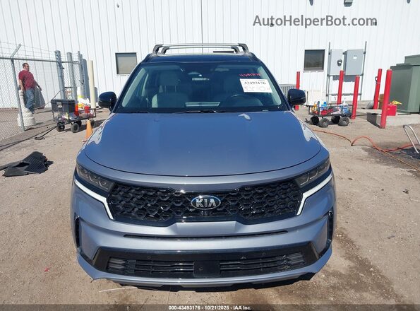 5XYRK4LF4MG053356 2021 KIA SORENTO Gray უკანა სალონის ხედი