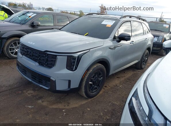 5XYRKDJF1RG305574 2024 KIA SORENTO Серый Передняя левая четверть