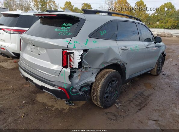 5XYRKDJF1RG305574 2024 KIA SORENTO Серый Задняя правая четверть