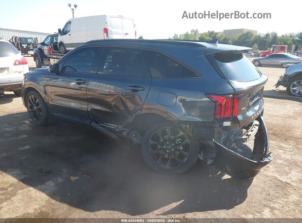 5XYRKDLF1NG158888 2022 KIA SORENTO Серый Задняя левая четверть