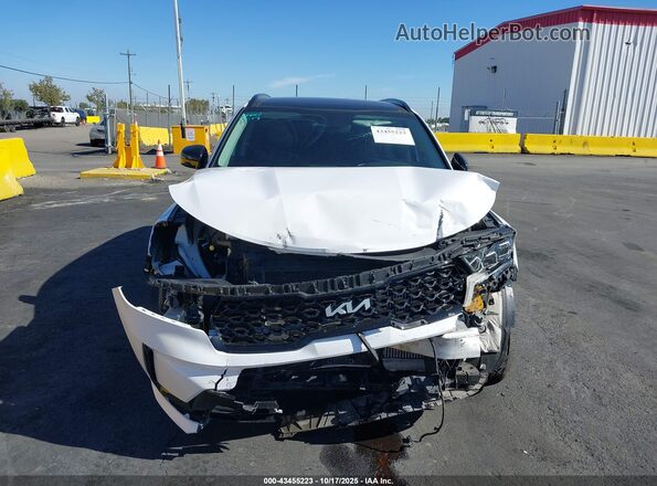 5XYRKDLF2NG081576 2022 KIA SORENTO White Սալոնի հետևի տեսք