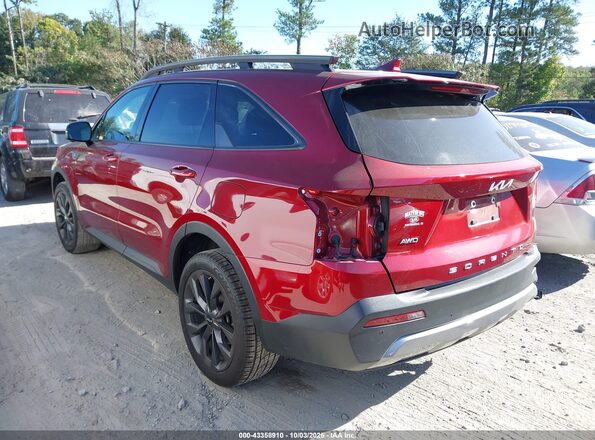 5XYRKDLF2NG094571 2022 KIA SORENTO Red Հետևի ձախ