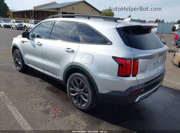 5XYRKDLF6MG030029 2021 KIA SORENTO Серебряный Задняя левая четверть
