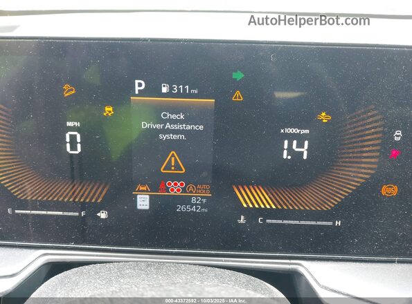 5XYRL4JC0RG273607 2024 KIA SORENTO Серый 