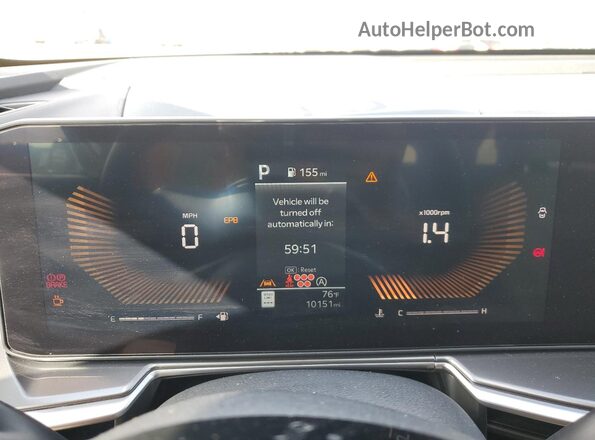 5XYRL4JC4SG338089 2025 KIA SORENTO Gray ხელსაწყოთა პანელის ხედი