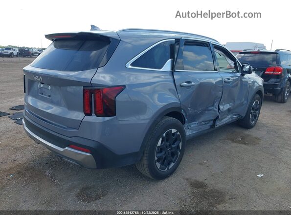 5XYRL4JC6SG337400 2025 KIA SORENTO Gray Задня права чверть