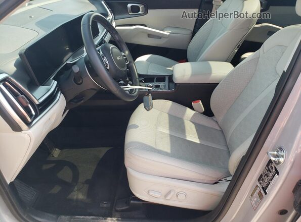 5XYRL4JCXRG279883 2024 KIA SORENTO Gray წინა სალონის ხედი