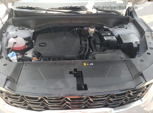 5XYRL4JCXRG279883 2024 KIA SORENTO Gray უკანა სალონის ხედი