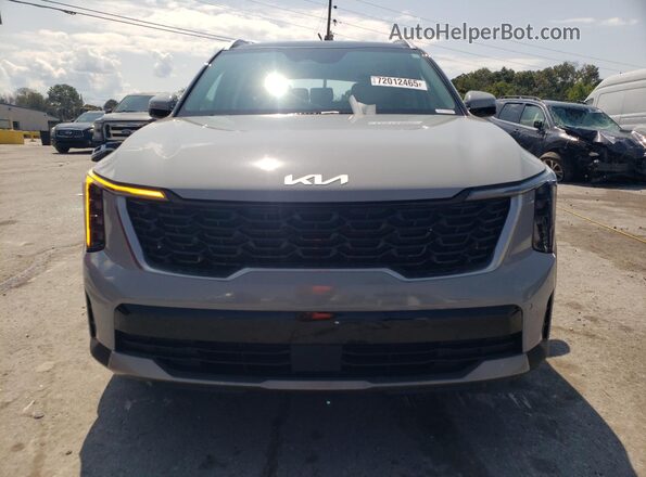5XYRL4JCXRG279883 2024 KIA SORENTO Gray წინა ხედი
