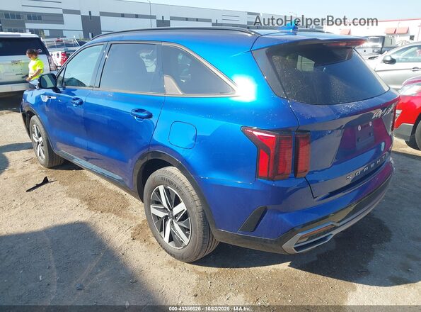 5XYRL4LC2NG131928 2022 KIA SORENTO Blue Задня ліва чверть