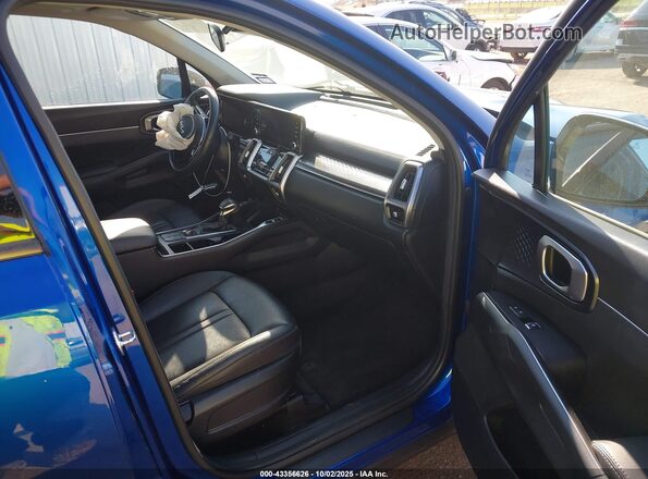 5XYRL4LC2NG131928 2022 KIA SORENTO Blue Вид салону спереду
