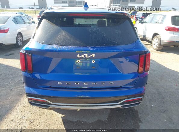 5XYRL4LC2NG131928 2022 KIA SORENTO Blue 