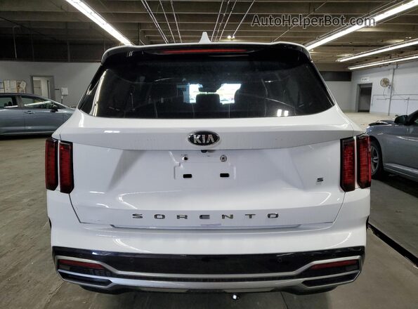 5XYRL4LC3MG003390 2021 KIA SORENTO White Հետևի տեսք