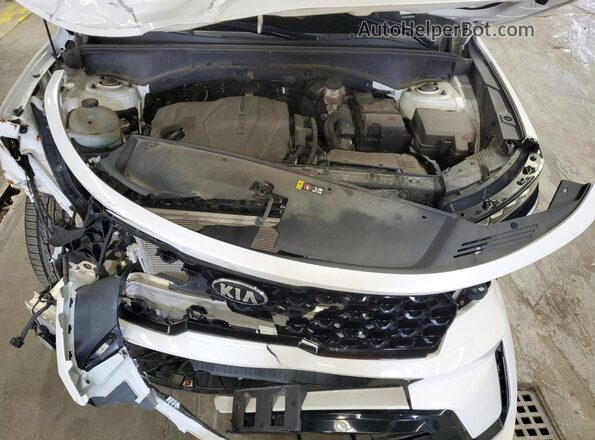 5XYRL4LC3MG003390 2021 KIA SORENTO White Շարժիչի բաժամունքի տեսք