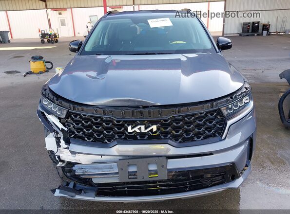 5XYRL4LC4NG126990 2022 KIA SORENTO Gray Vista del cuadro de instrumentos