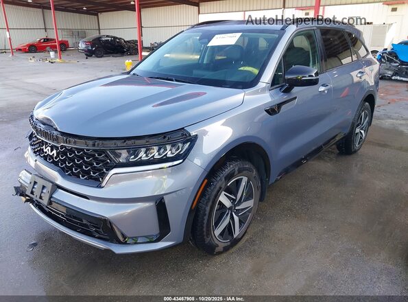 5XYRL4LC4NG126990 2022 KIA SORENTO Gray Vista tres cuartos delantera izquierda