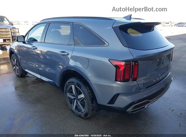 5XYRL4LC4NG126990 2022 KIA SORENTO Gray Trasero izquierdo