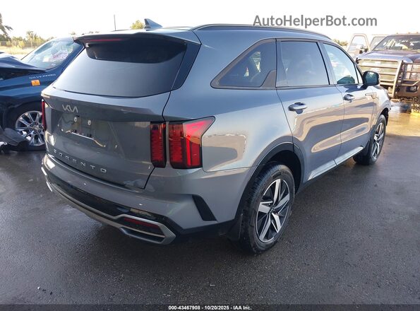 5XYRL4LC4NG126990 2022 KIA SORENTO Gray Trasero derecho
