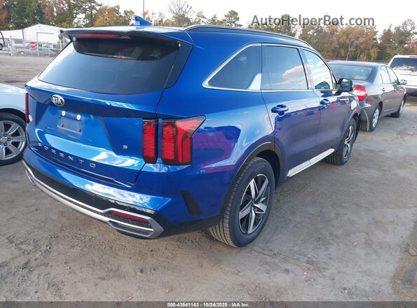 5XYRL4LC5MG030056 2021 KIA SORENTO Blue Tył prawy