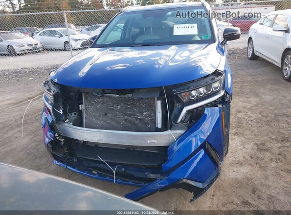 5XYRL4LC5MG030056 2021 KIA SORENTO Blue Widok zestawu wskaźników