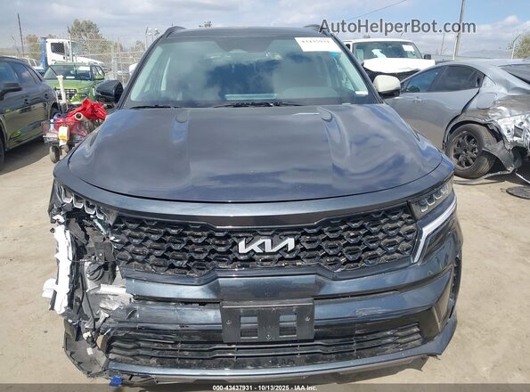 5XYRL4LC5NG095250 2022 KIA SORENTO Gray ხელსაწყოთა პანელის ხედი