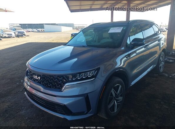 5XYRL4LC8NG085117 2022 KIA SORENTO Gray Front left